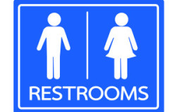 Pictogram Man Woman Sign icons, toilet sign or restroom icon